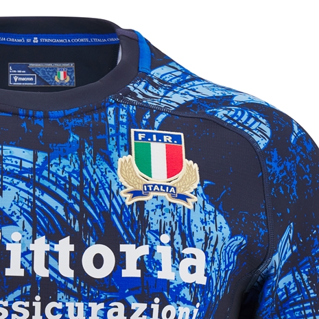 Italy Mens Home Training Jersey - 2025 - FIR Crest