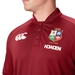British and Irish Lions Mens Polo Shirt Red - Model Crest 