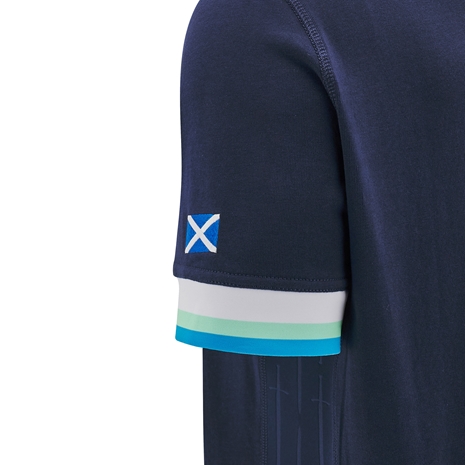Scotland Mens Home Cotton Rugby Shirt - Short Sleeve - 24/25 Scotland Mens Home Cotton Rugby Shirt - Short Sleeve - 24/25