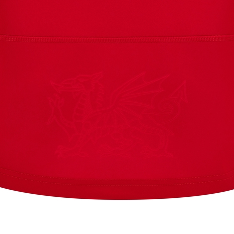 Wales Mens Poly Home Rugby Shirt - Short Sleeve 2025 - Dragon Wales Mens Poly Home Rugby Shirt - Short Sleeve 2025 - Dragon