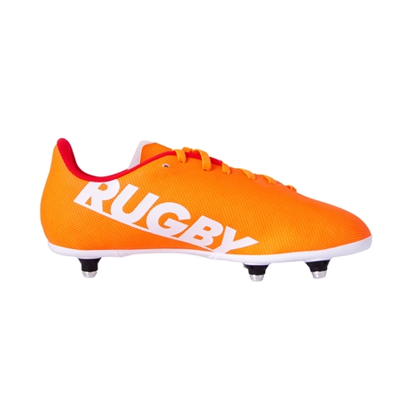 adidas Kids Team Soft Ground Rugby Boots - Solar Orange