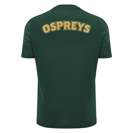 Ospreys Mens Training T-Shirt - 24/25 - Back