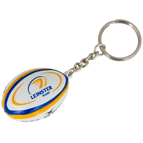 Gilbert Leinster Rugby Ball Keyring - Front