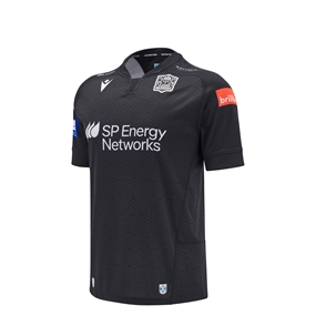 Glasgow Kids Home Rugby Shirt - Short Sleeve - 2025 - Front