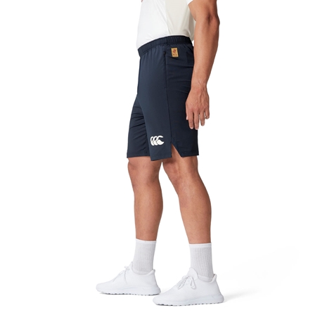 British and Irish Lions Mens Gym Shorts Navy - Model Front Side