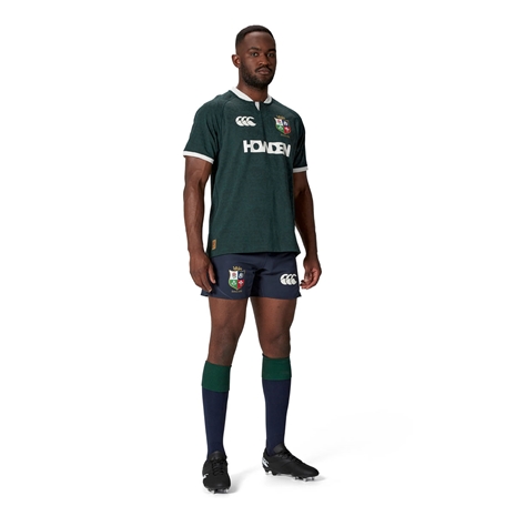 British and Irish Lions Training Jersey Green - Model Front