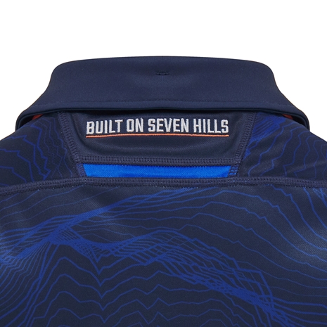 Edinburgh Mens Home Rugby Shirt - Short Sleeve - 24/25 - Collar