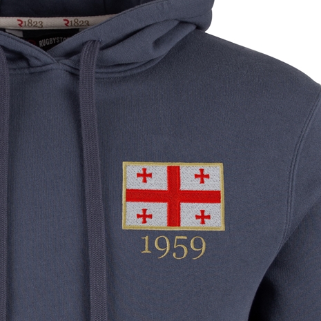 R1823 Georgia 1959 Hoodie - Petrol Blue