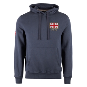 R1823 Georgia 1959 Hoodie - Petrol Blue