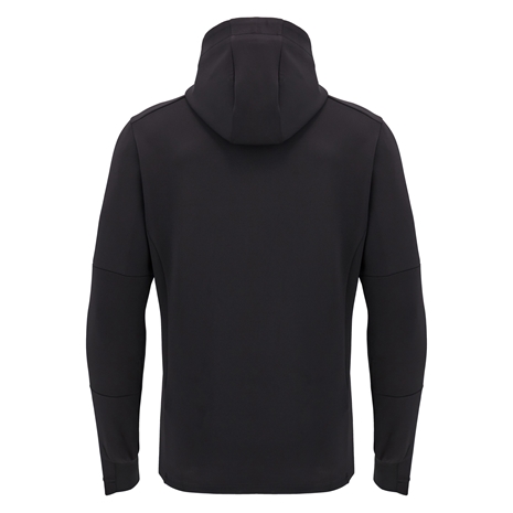 Wales Mens Travel Full Zip Hoodie - Black 2025 - Back