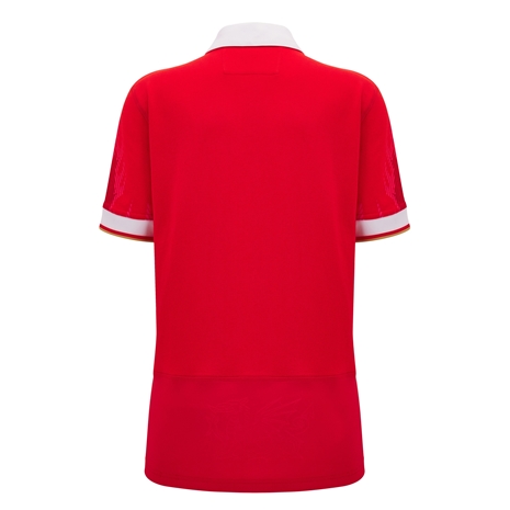 Wales Womens Cotton Home Rugby Shirt - 2025 - Back