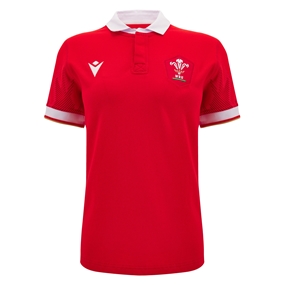 Wales Womens Cotton Home Rugby Shirt - 2025 - Front