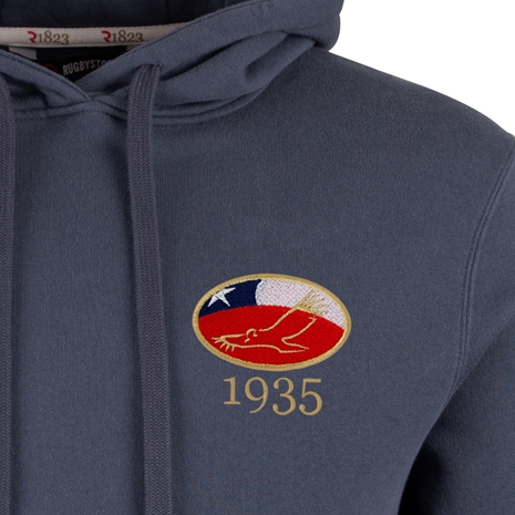 R1823 Chile 1935 Hoodie - Petrol Blue