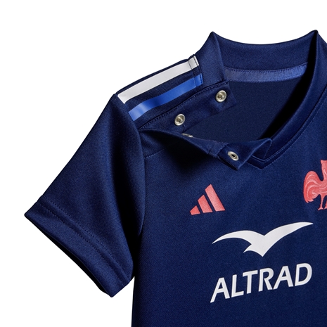 France Adidas Home Infant Kit - Dark Blue 2024 - Fastening France Adidas Home Infant Kit - Dark Blue 2024 - Fastening