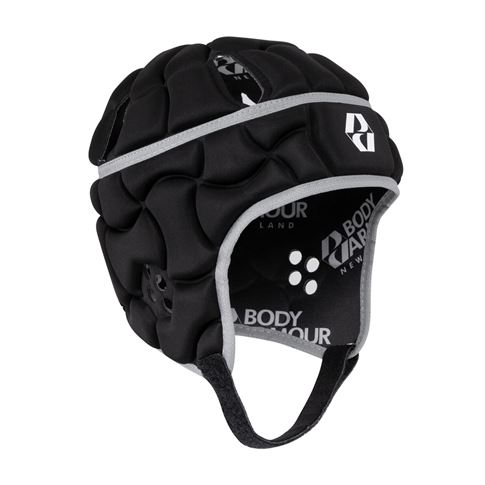 Body Armour Club Headguard Black - Front Body Armour Club Headguard Black - Front