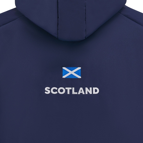 Scotland Junior Padded Jacket - 2025 - Back Close Up Scotland Junior Padded Jacket - 2025 - Back Close Up