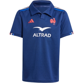 France adidas Junior Home Jersey - Dark Blue 2024 - Front