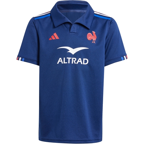 France adidas Junior Home Jersey - Dark Blue 2024 - Front