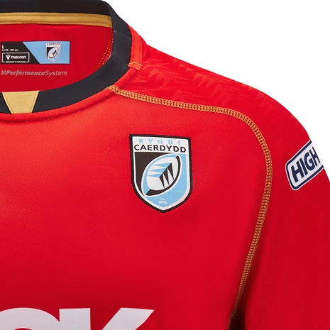 Cardiff Mens Away Rugby Shirt - Short Sleeve - 2025 - Crest