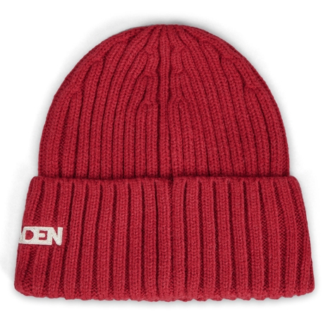 British and Irish Lions Beanie Hat Red - Flat Back