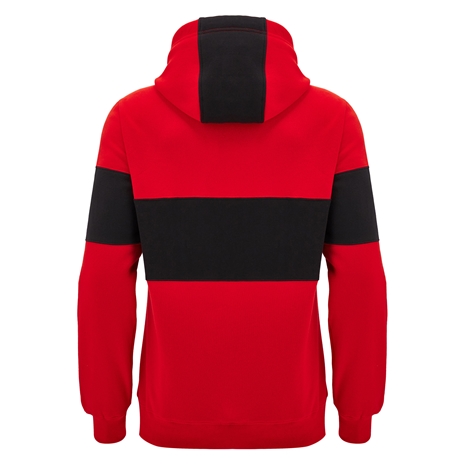 Wales Mens Travel Leisure Hoodie - Red 2025 - Back