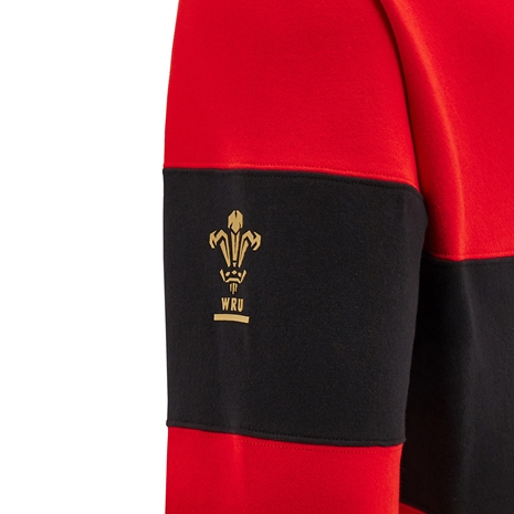 Wales Mens Travel Leisure Hoodie - Red 2025 - WRU