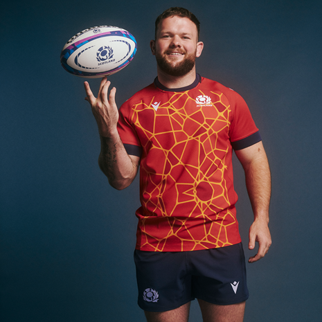 Scotland Mens Training Jersey - Red - 2025 Scotland Mens Training Jersey - Red - 2025
