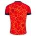 Scotland Mens Rugby Training Jersey - Red - 2025 Back  Scotland Mens Rugby Training Jersey - Red - 2025 Back