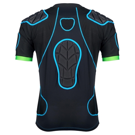 Gilbert Kids XP1000 Shoulder Pads Black - front