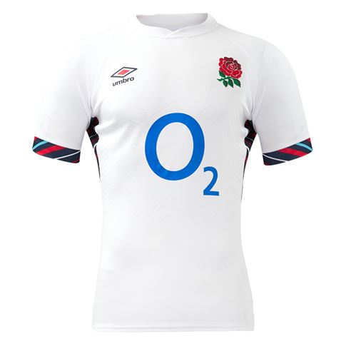 England Mens Home Rugby Pro Shirt - Short Sleeve 2025 - Front England Mens Home Rugby Pro Shirt - Short Sleeve 2025 - Front