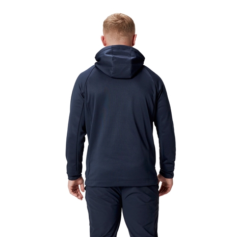 British and Irish Lions Mens 1/4 Zip Hoody Navy - Model Back