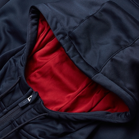 British and Irish Lions Mens 1/4 Zip Hoody Navy - Hood