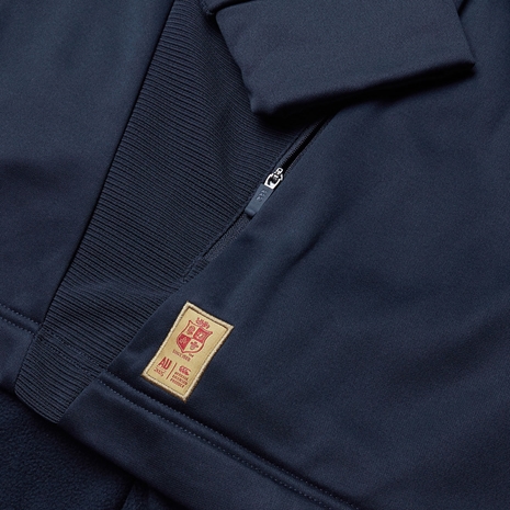 British and Irish Lions Mens 1/4 Zip Hoody Navy - Pocket