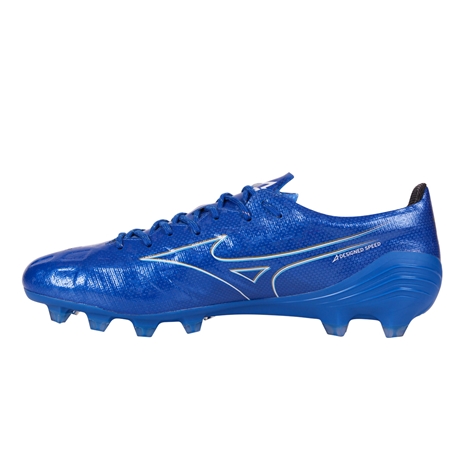 Mizuno Adults Alpha Elite Firm Ground Boots - Blue
