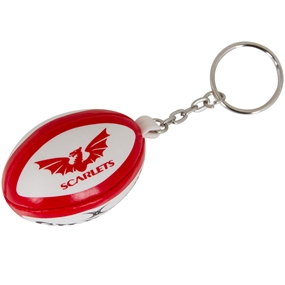 Scarlets Club Keyring - Front