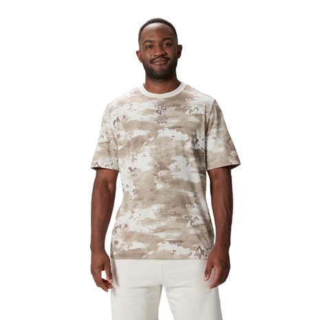 British and Irish Lions Mens Camo T-Shirt - Taupe - Model Front