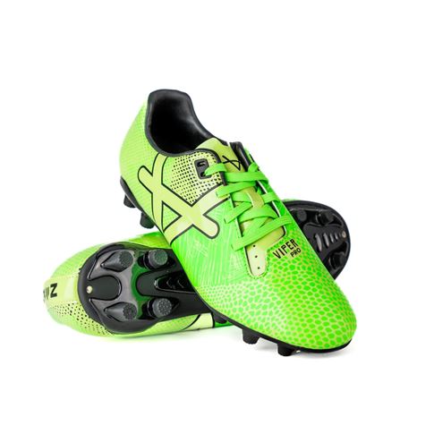 Oxen Kids Viper Pro Firm Ground Rugby Boots-Green/Black - side Oxen Kids Viper Pro Firm Ground Rugby Boots-Green/Black - side