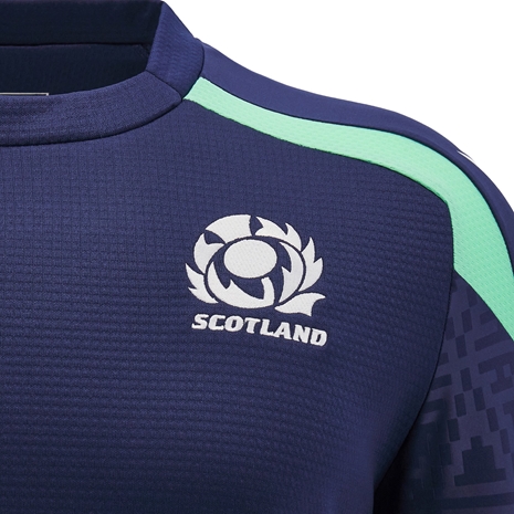 Scotland Junior Round Neck Training Top - 2025 - Badge