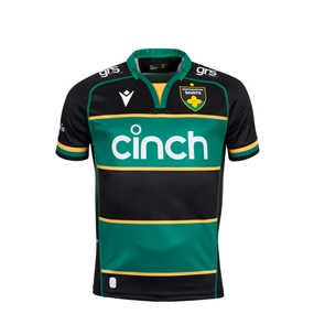 Northampton Saints Kids Home Rugby Shirt - Short Sleeve - 2025 - Front