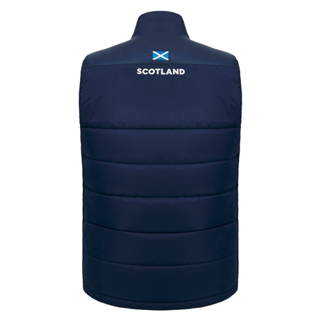 Scotland Mens Padded Gilet - 2025 - Back Scotland Mens Padded Gilet - 2025 - Back