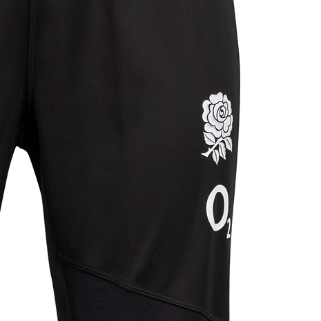 England Mens Contact Drill Pant Black 24/25 - RFU Rose