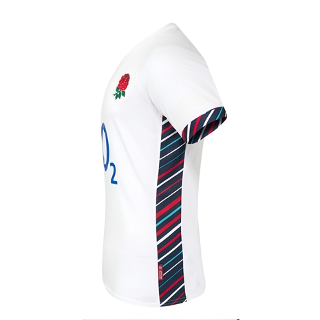 England Kids Home Rugby Shirt Short Sleeve 24/25 - Side