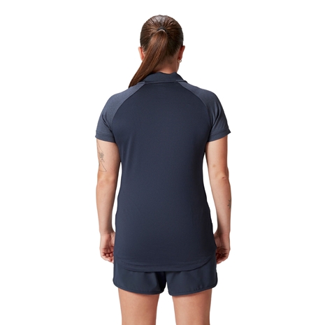 British and Irish Lions Womens Polo Navy - Model Back