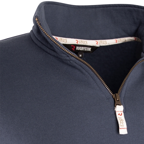 R1823 France 1906 Quarter Zip Top - Petrol Blue R1823 France 1906 Quarter Zip Top - Petrol Blue