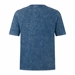 mens heritage t-shirt blue - back 
