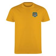 Australia Mens Classic Printed T-Shirt Gold - Front