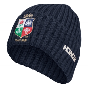 British and Irish Lions Beanie Hat Navy - Front