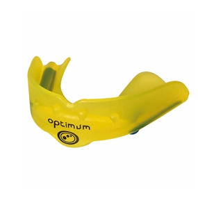 optimum matrix mouthguard yellow front