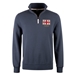 R1823 Georgia 1959 Quarter Zip Top - Petrol Blue  R1823 Georgia 1959 Quarter Zip Top - Petrol Blue