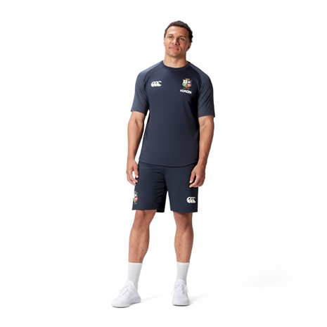 British and Irish Lions Mens Everest T-Shirt Navy - Model